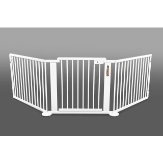 ONE4all 1+2 BLANCA Barrera de seguridad para puertas y escaleras / sistema modular y flexible