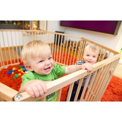 Second choice - ONE4all 1+7 - Octogon - XXL Parc / playpen, Solid Birchwood