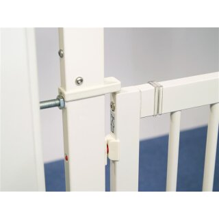 BUZZER ® - Tür- und Treppenschutzgitter 76 bis 82,5 cm - weiß