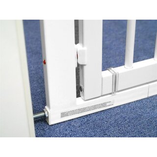 BUZZER ® - Tür- und Treppenschutzgitter 76 bis 82,5 cm Weiß