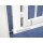 BUZZER® door and staircase safety gate, from 76 to 82,5 cm white