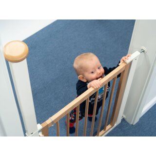 BUZZER® door and staircase safety gate, from 82,50 to 89 cm white